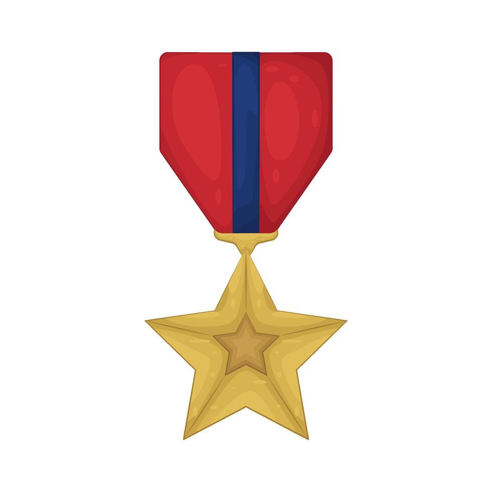 Illustration of medal of honor vector