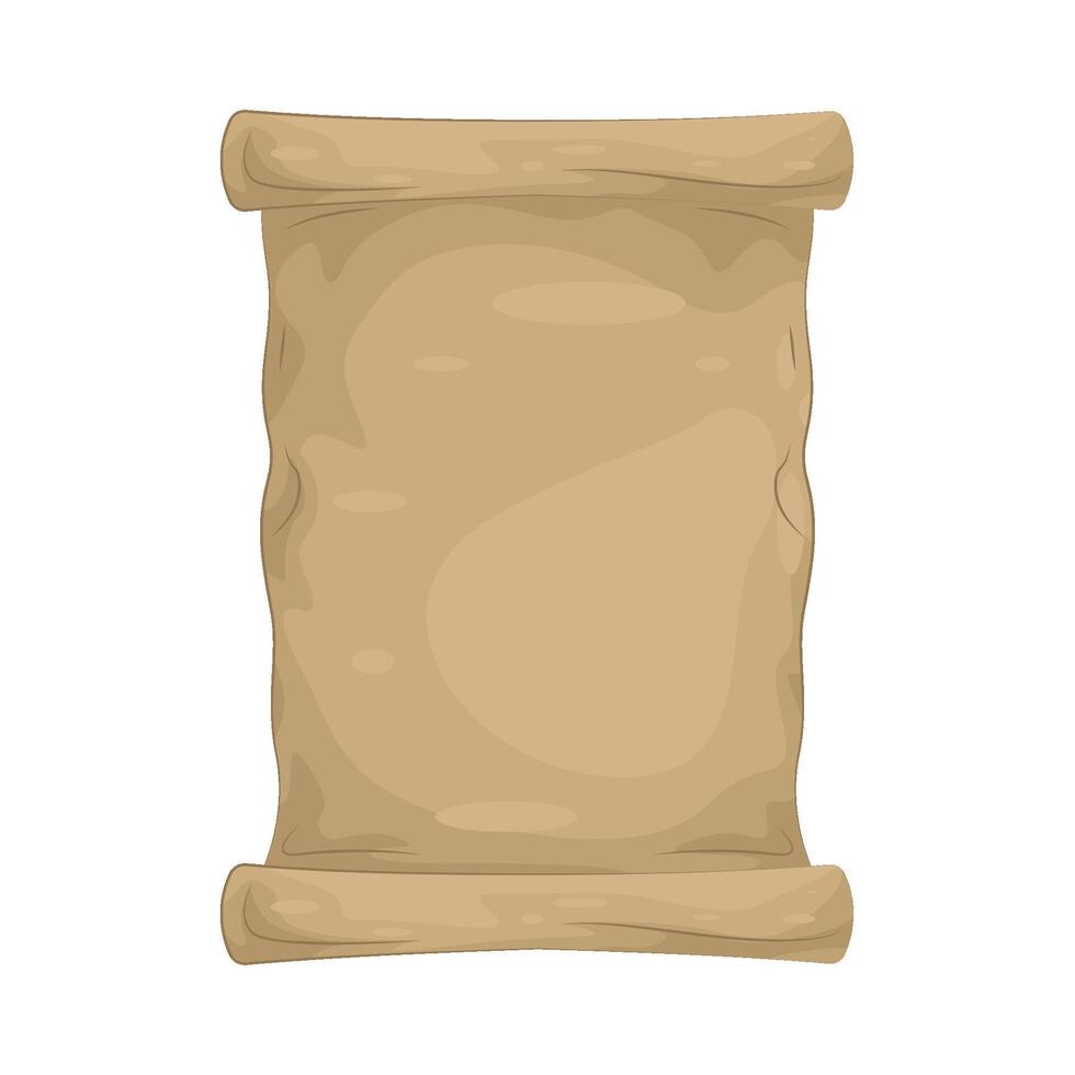 Illustration of Declaration scroll vector