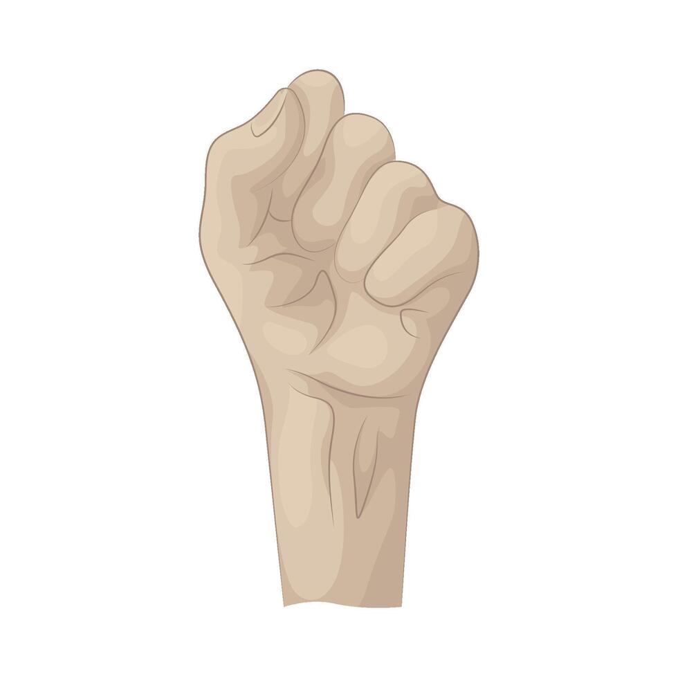 Illustration of freedom hand vector