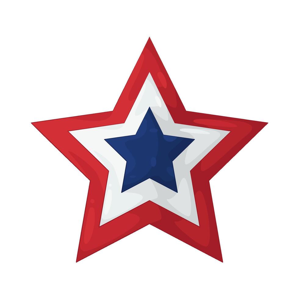 Illustration of American star 54110181 Vector Art at Vecteezy