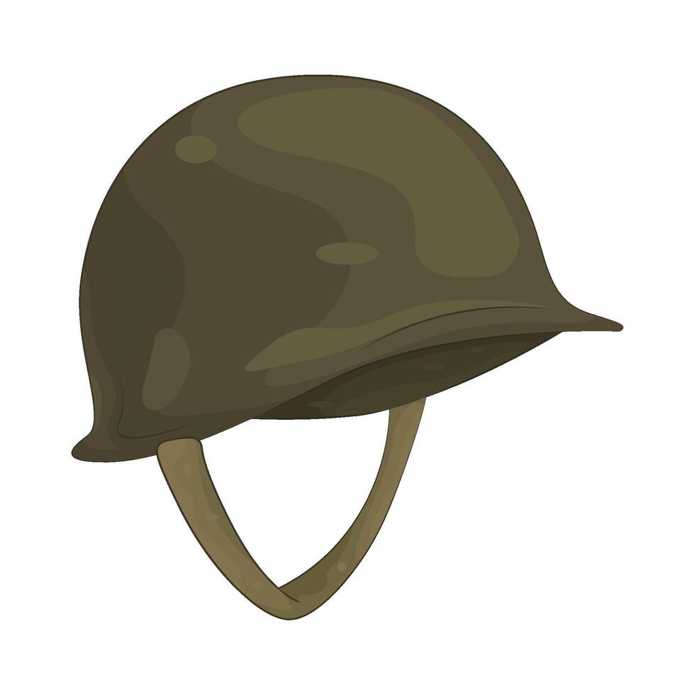 Illustration of soldier helmet vector