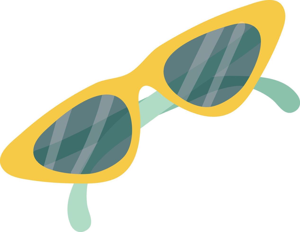 Beach Day Essentials Glasess vector
