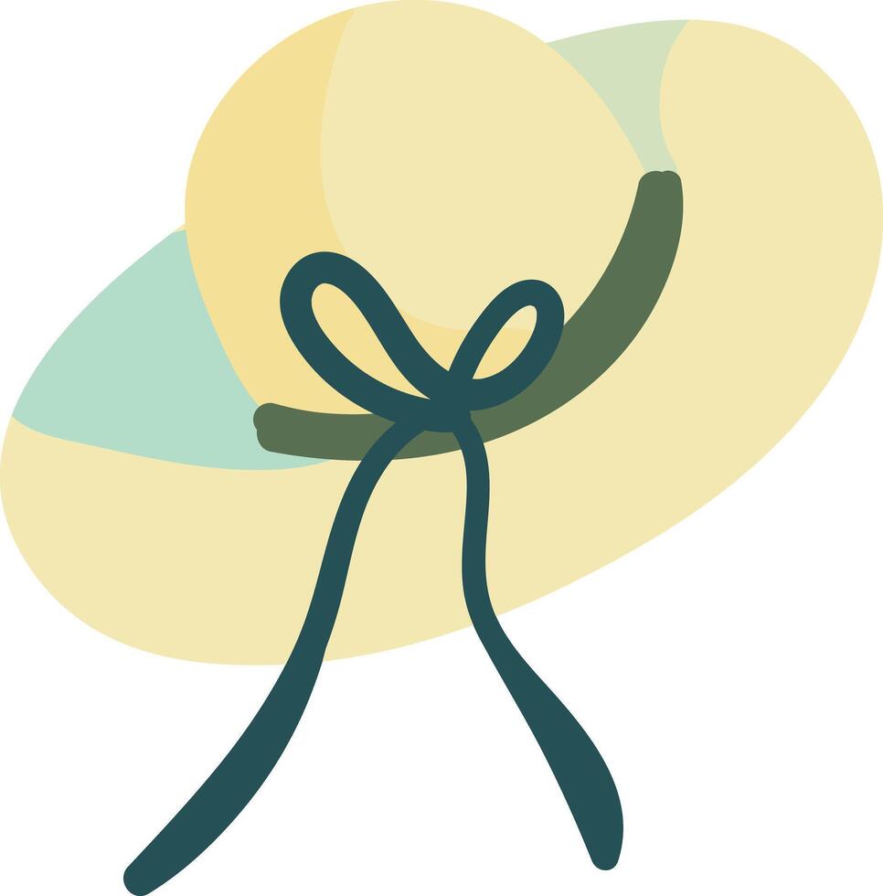 Beach Day Essentials Hat vector