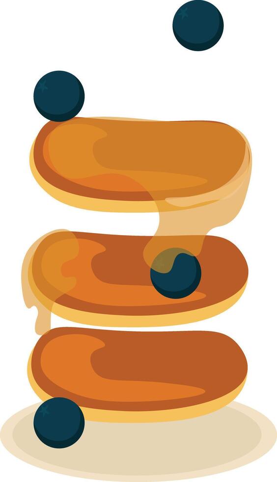 Culinary Construction Set Pancake vector