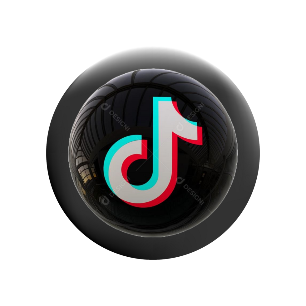 Tiktok logo black color png
