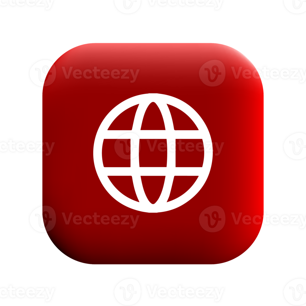 Globe icon web symbol png