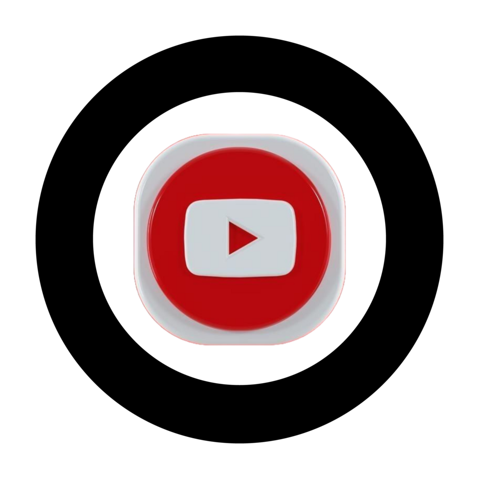 Circle youtube logo png