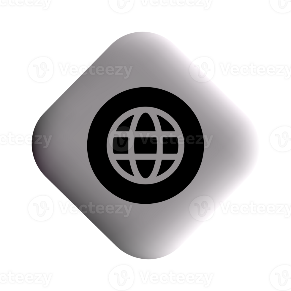Web icon globe png