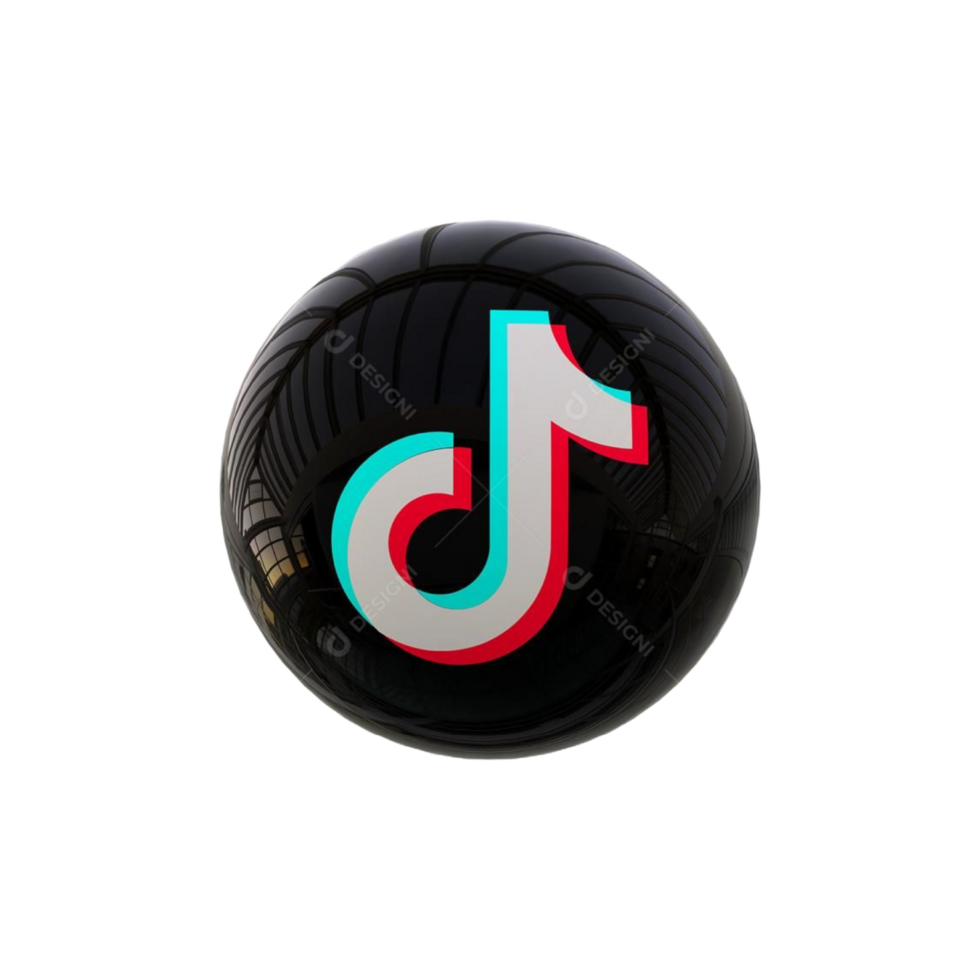 Tiktok logo black circle png