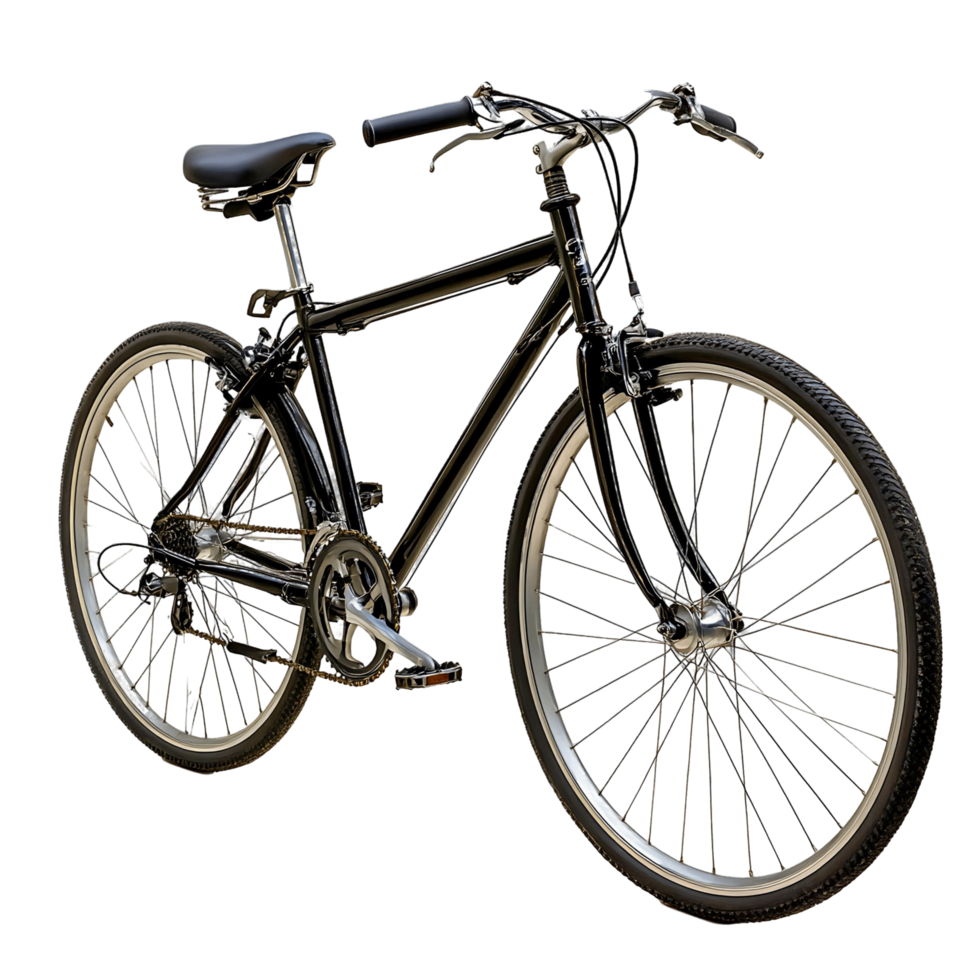 Black clasic Bicycle png