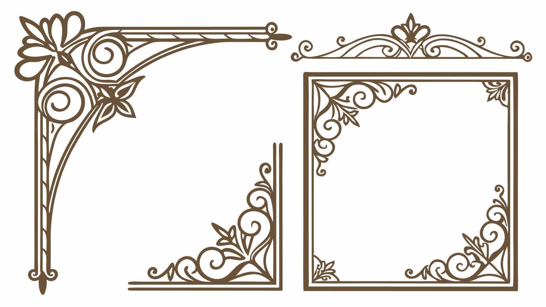 Vintage decorative frame vector