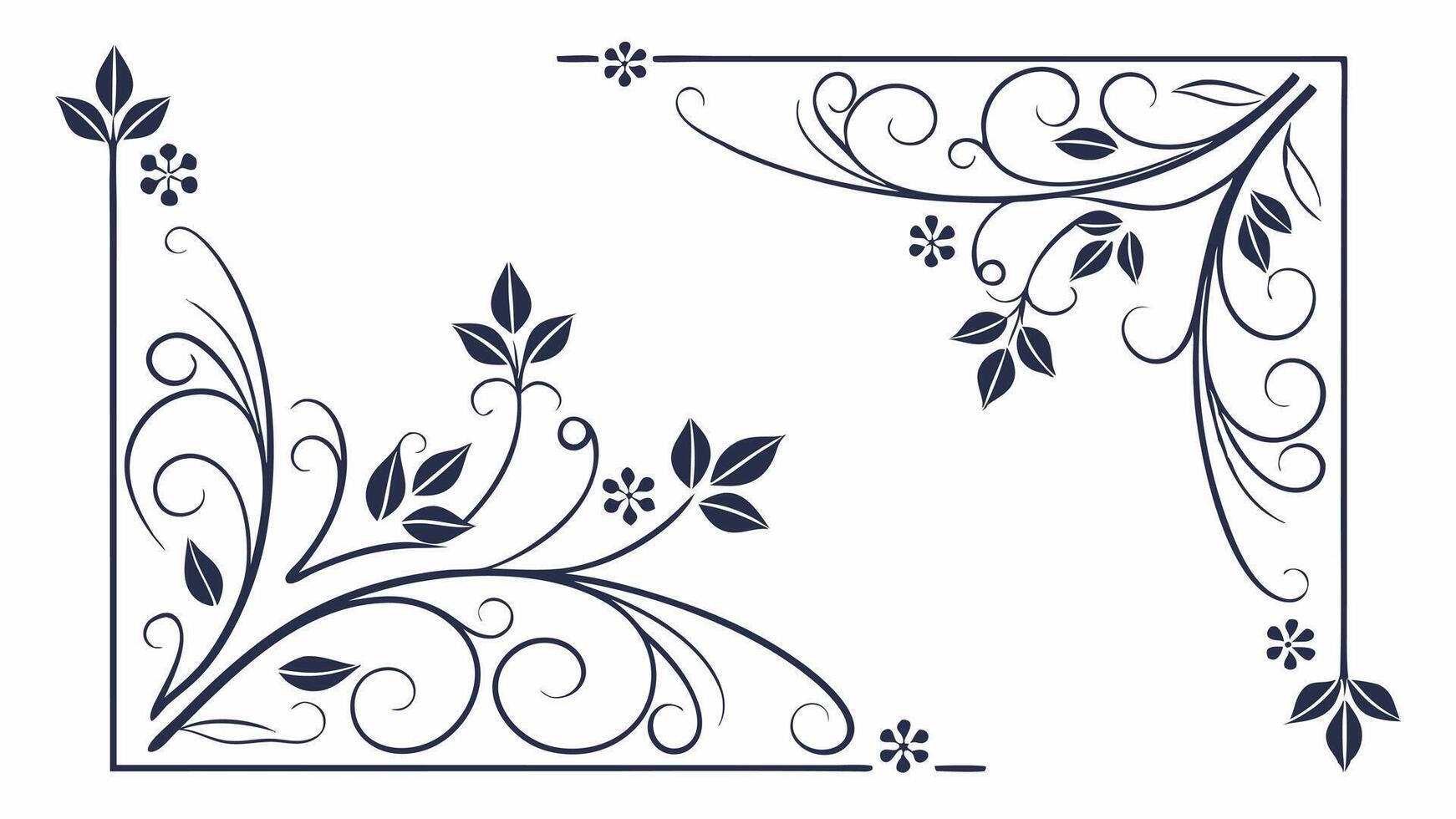 Vintage Corner Frame Gallery vector
