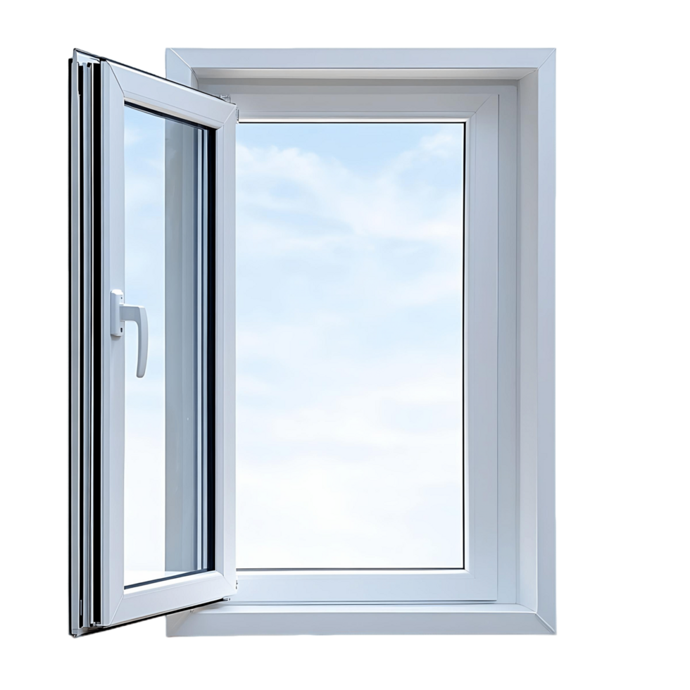 Open Window with Sky View png