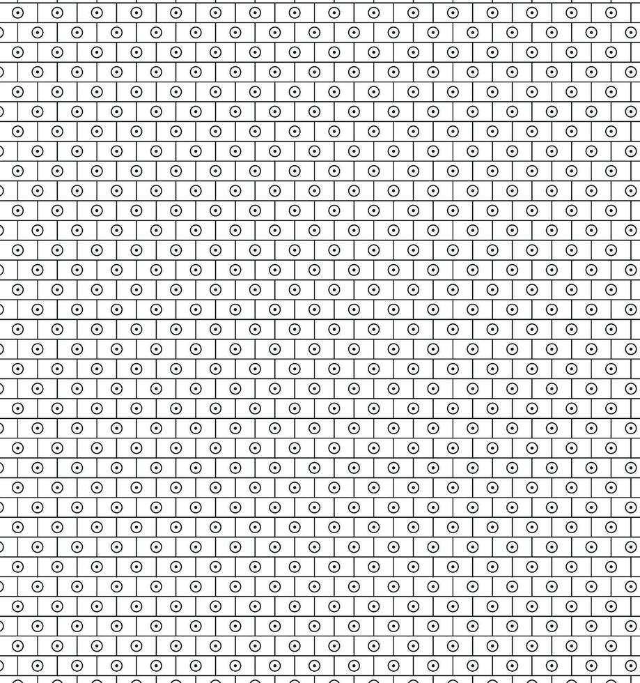 Repeated squares with dots inside. Geometric seamless pattern. Light background for textile products, wallpaper, print for clothing, paper for packaging. vector