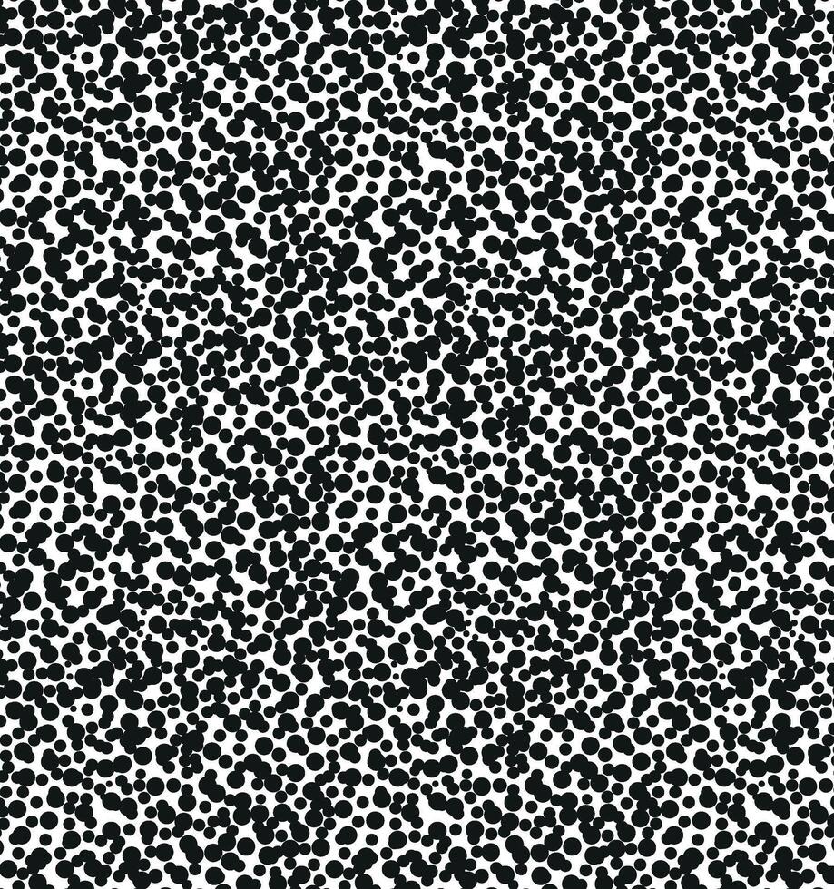 Seamless pattern. Shapeless circles and dots of different sizes. dot pattern vector