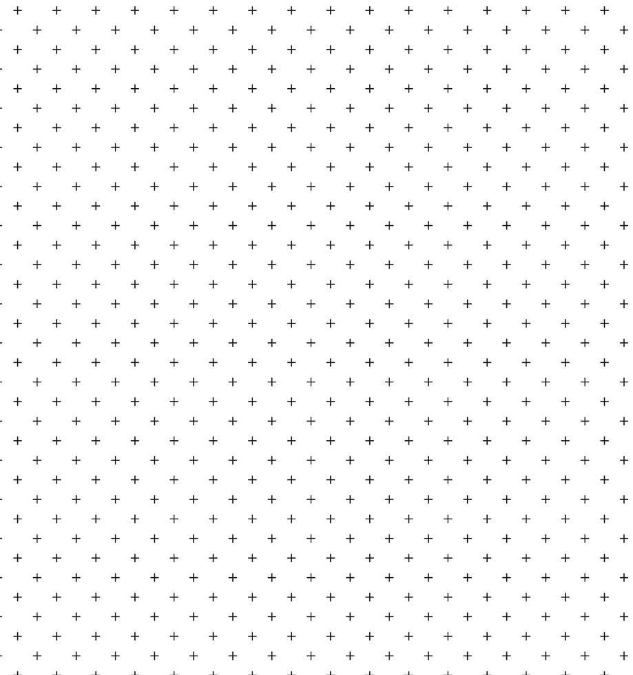Plus Pattern Background Black And White vector