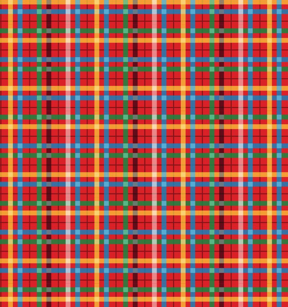 Geometric seamless pattern. Textile seamless check Pattern fabric texture tartan plaid background vector