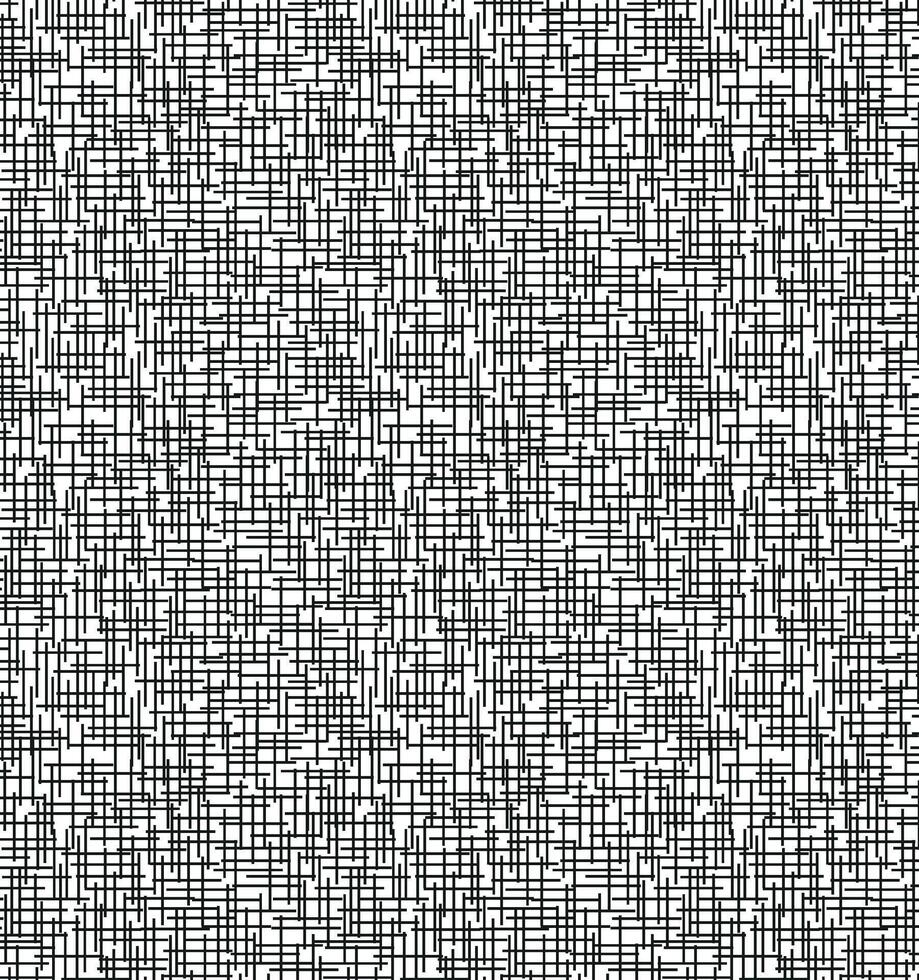 Abstract seamless pattern with intersecting straight lines. Black and white Geometric background. Design element for prints, digital, decoration, fabric. vector