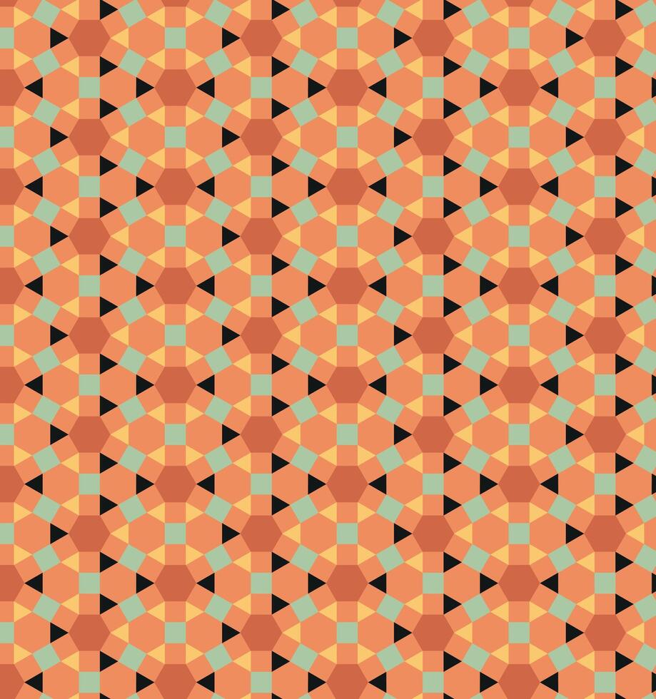 Geometric seamless abstract pattern design background and texture vector