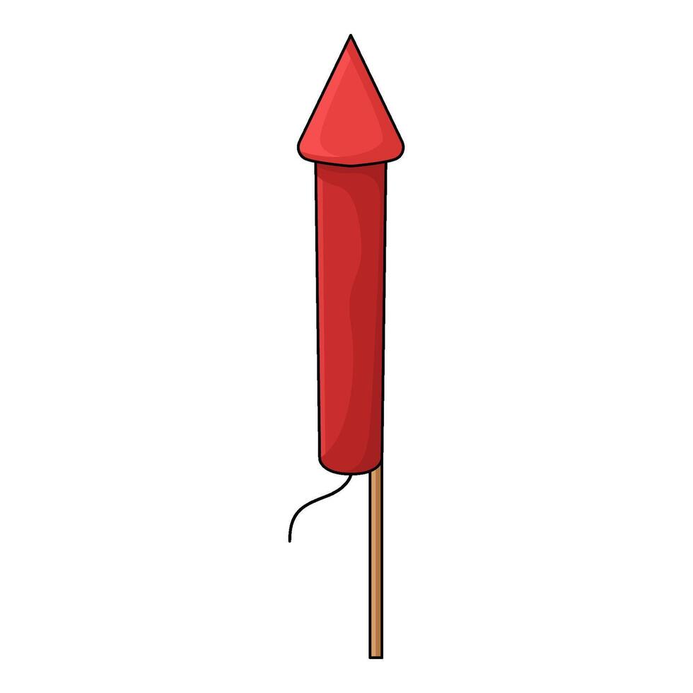 illustration of Firework Rocket vector