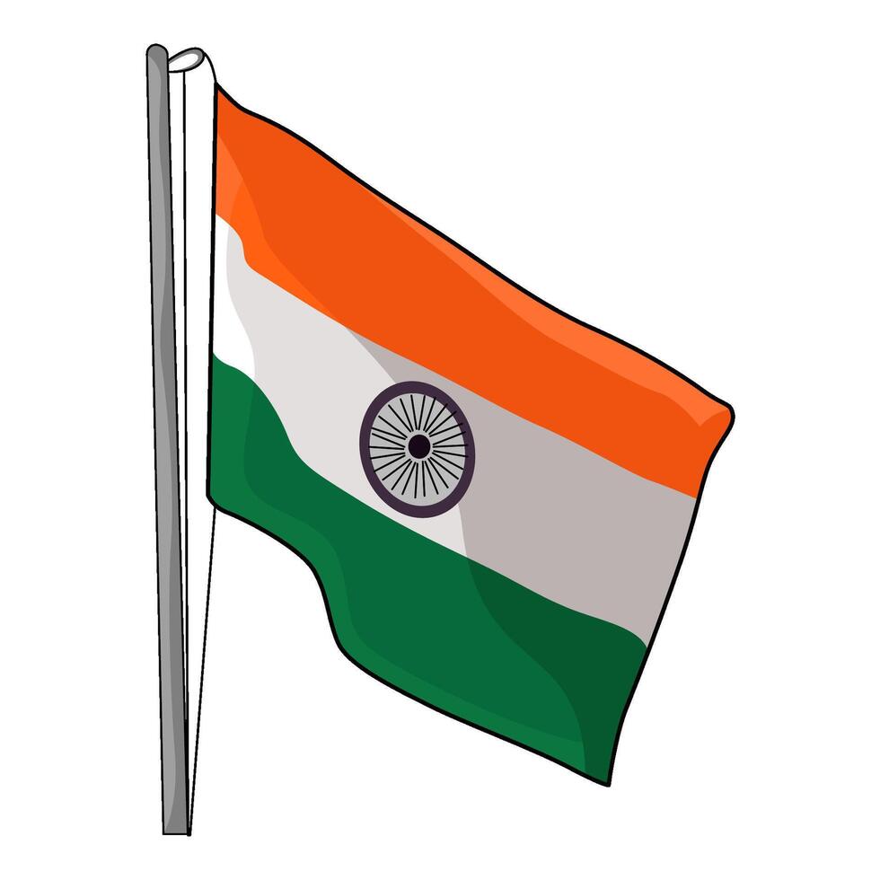 illustration of India flag vector