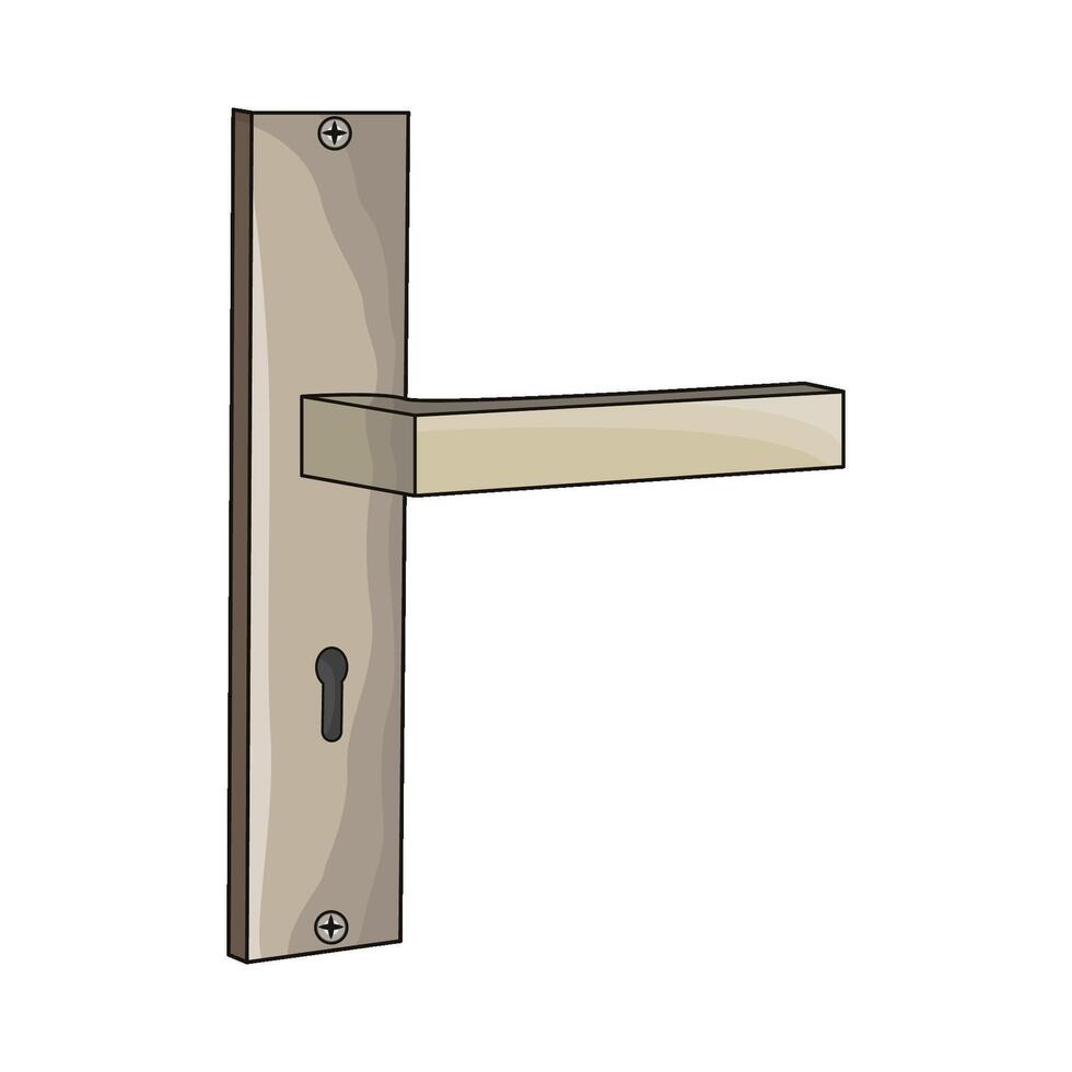illustration of door handle vector