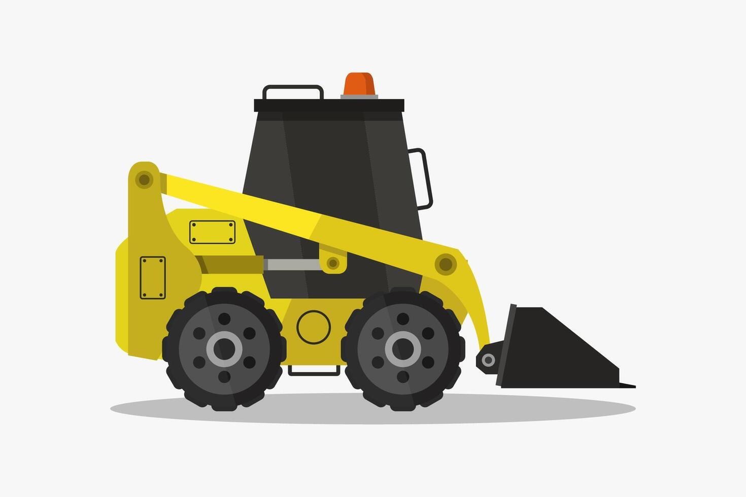 Mini loader illustrated vector