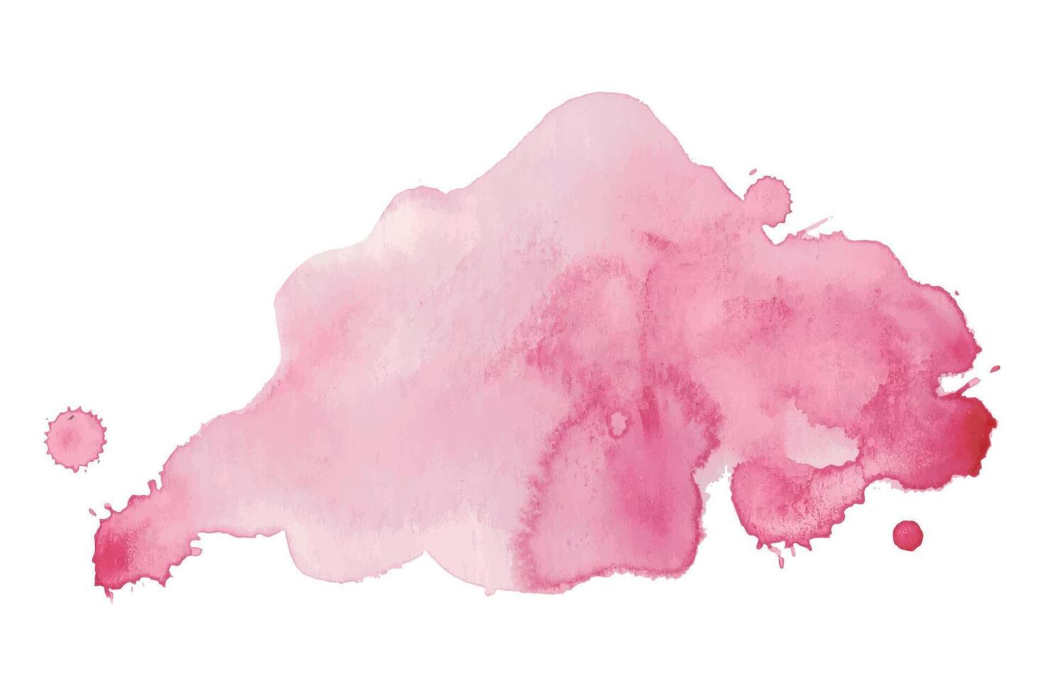 watercolor splash of Paint. Watercolor Splatter with Stains and Smudges on White Background. Aquarelle splash with drops stains vector