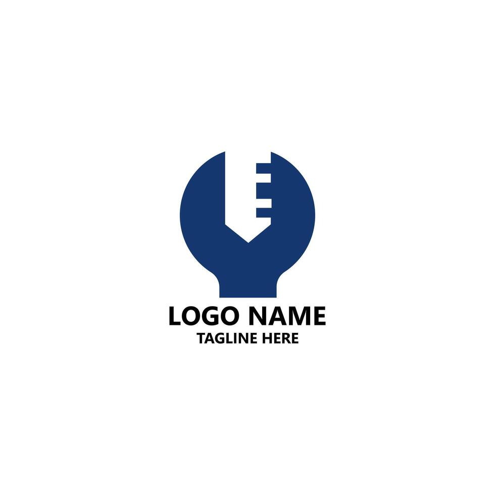 key repair logo design vector