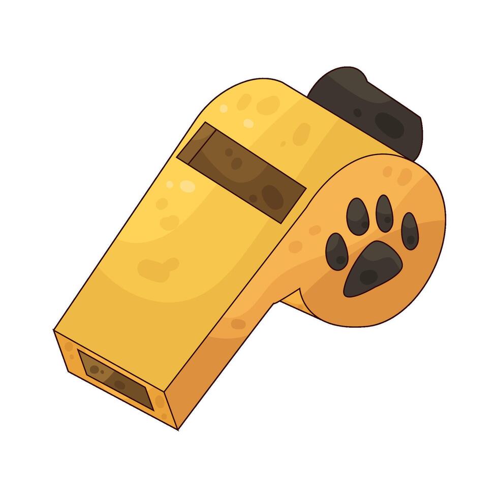 Illustration of pet whistle vector
