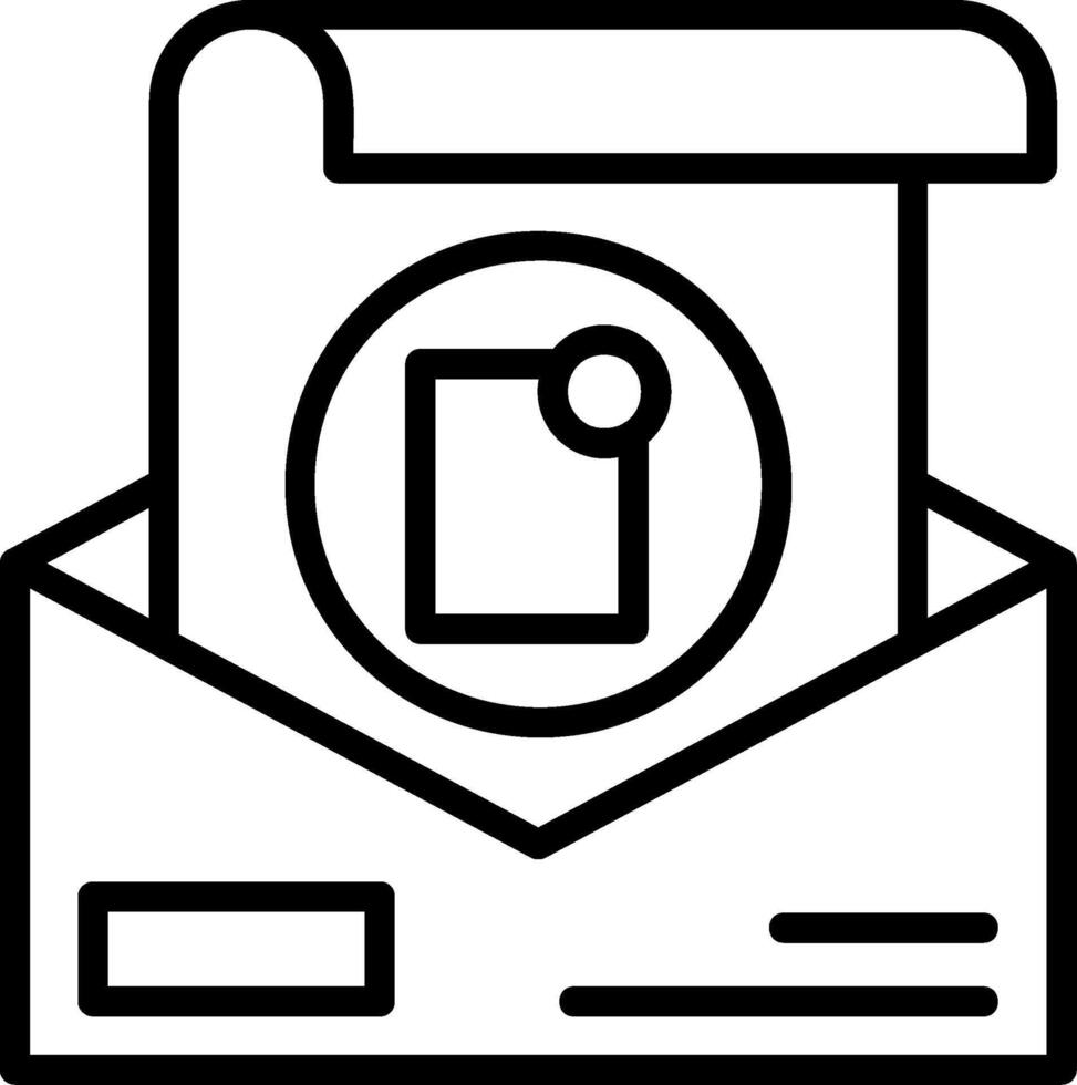 New Folder Line Icon vector