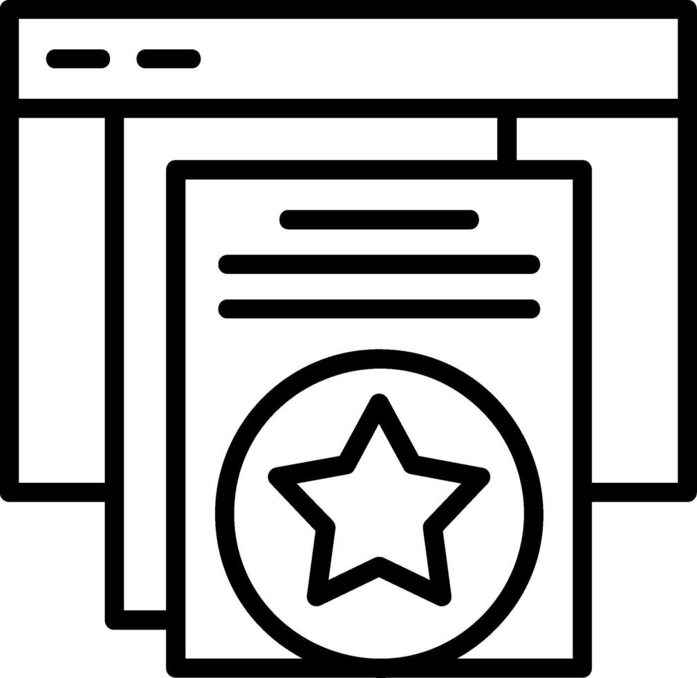 Quality Line Icon vector