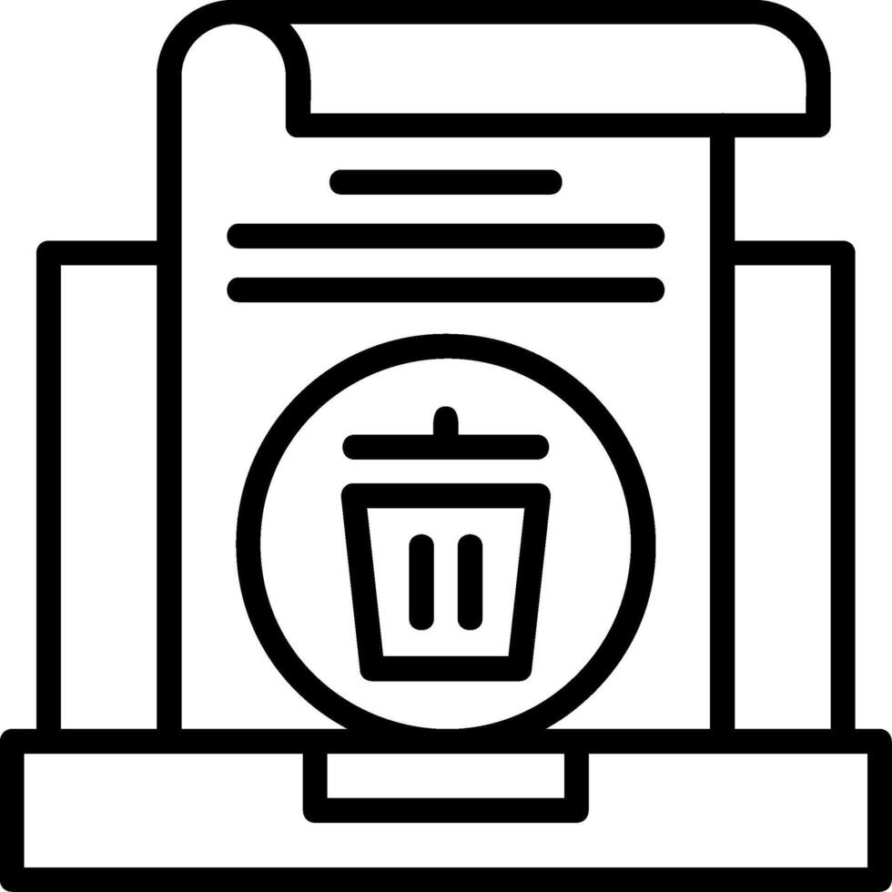 Recycle Line Icon vector