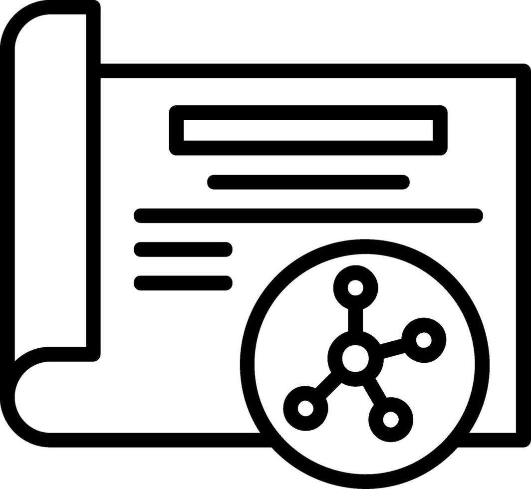 Share Line Icon vector