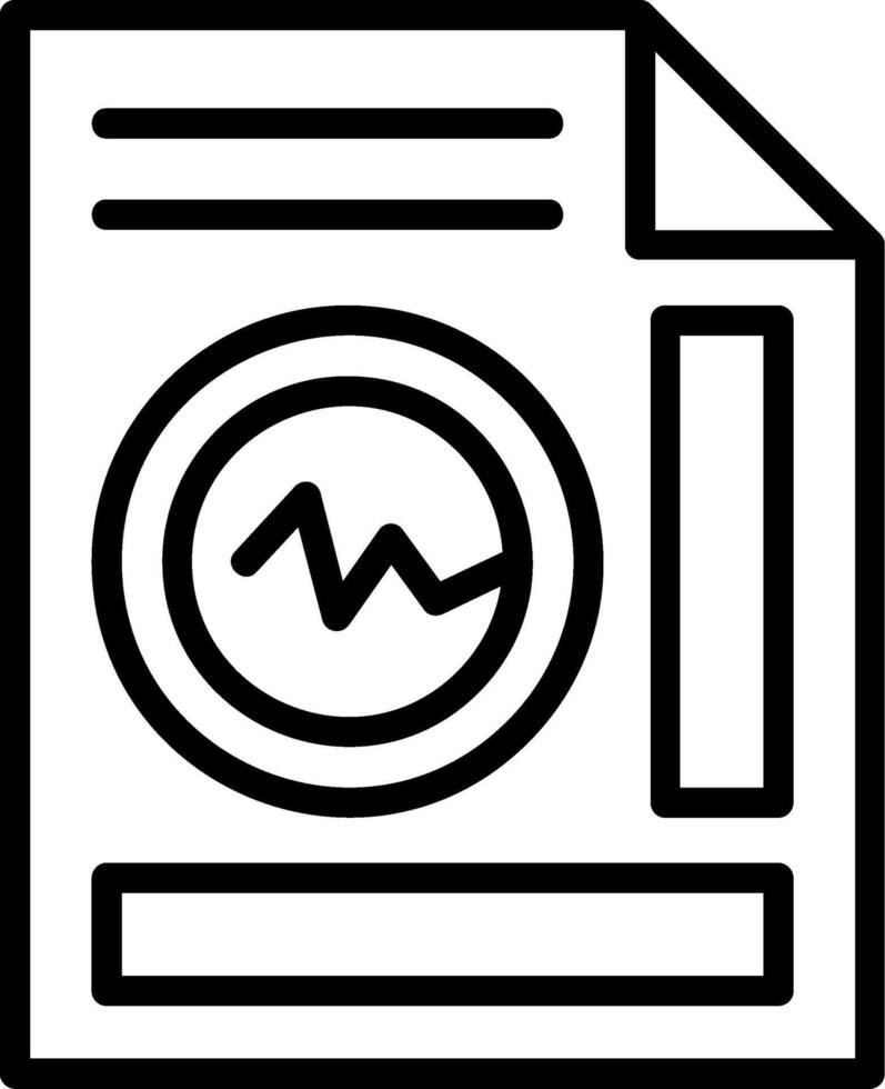 Corrupted Line Icon vector