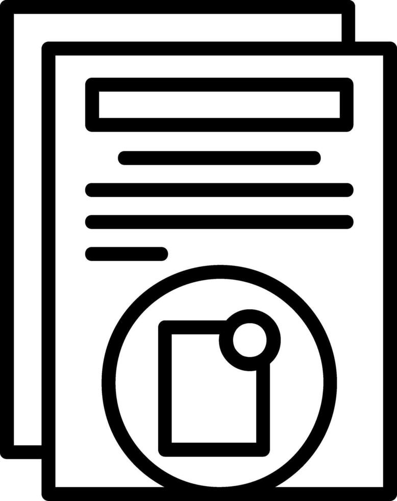 New Folder Line Icon vector