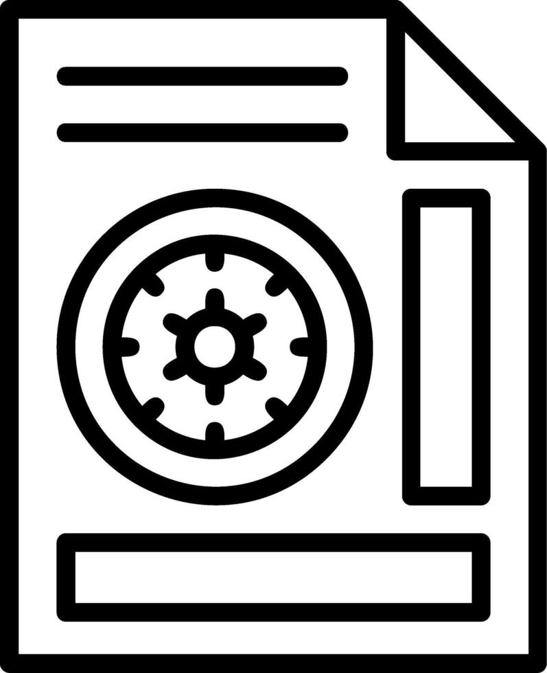 Manage Line Icon vector