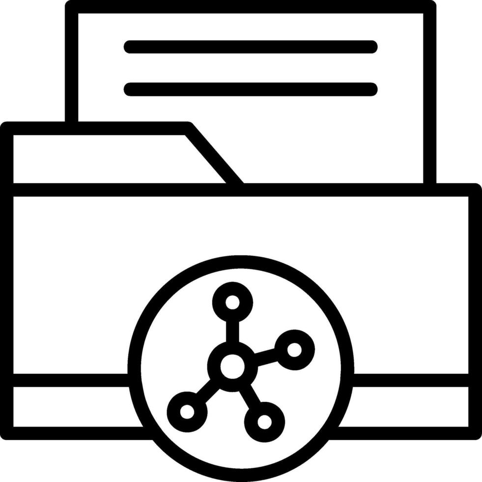 Share Line Icon vector