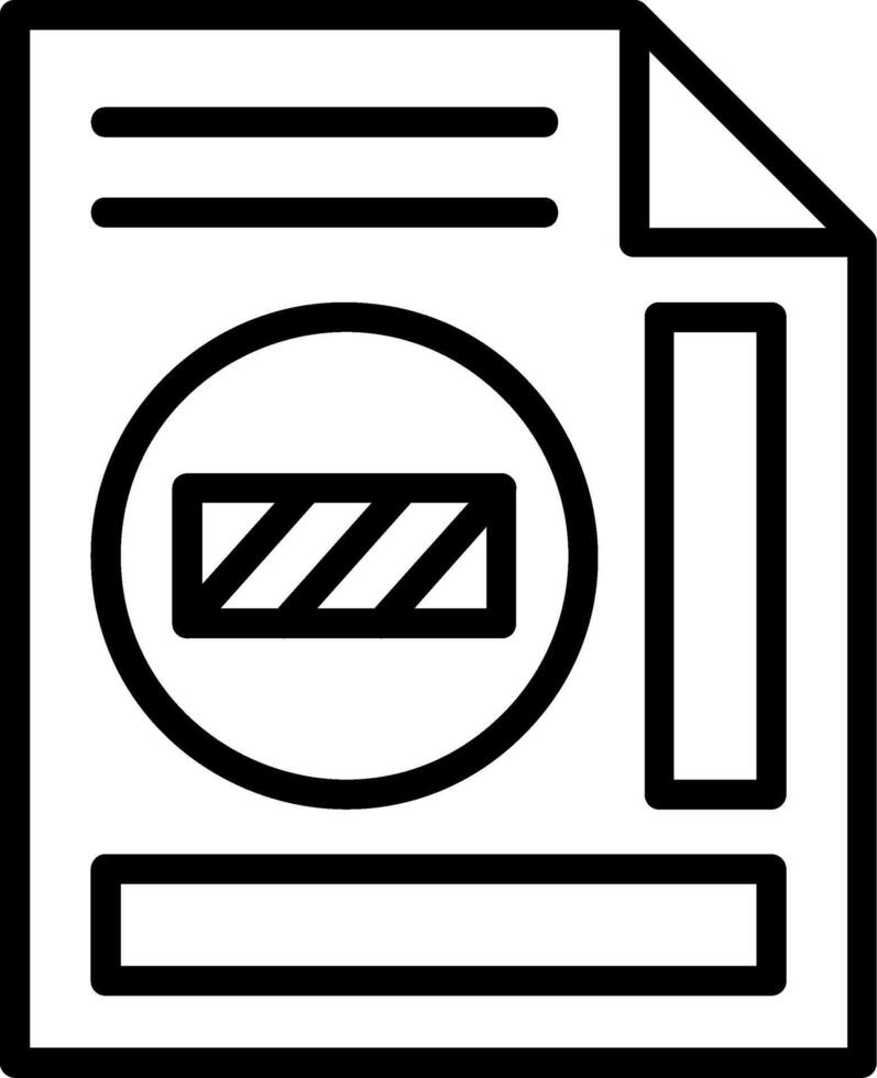 Loading Line Icon vector