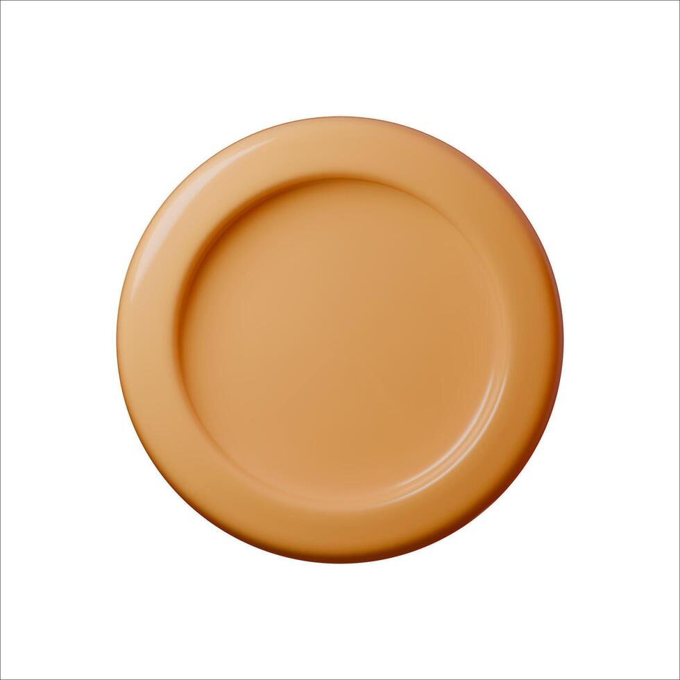 3D realistic yellow coin. Finance, investment and savings concept. illustration on isolated background vector