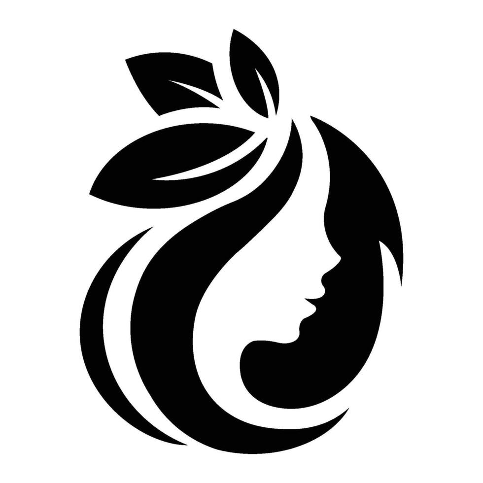 flat design beauty icon for saloon vector