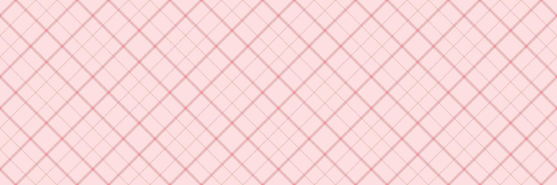 Patterned pattern tartan textile, wide fabric seamless check. Image texture plaid background in misty rose and red colors. vector
