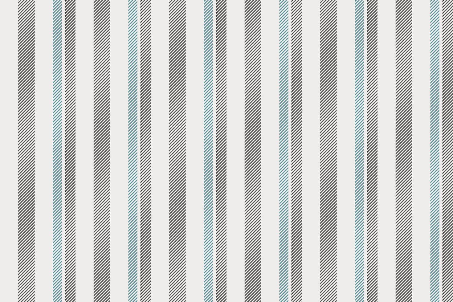 60s seamless textile fabric, geometrical stripe texture . Professional pattern background vertical lines in white and grey colors. vector