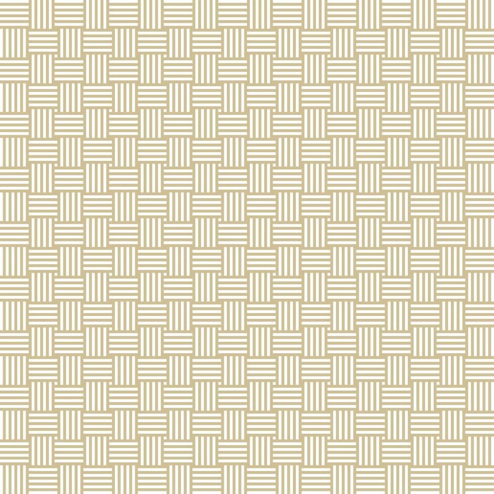 Wicker texture of geometric pattern. Simple fabric abstract background. vector