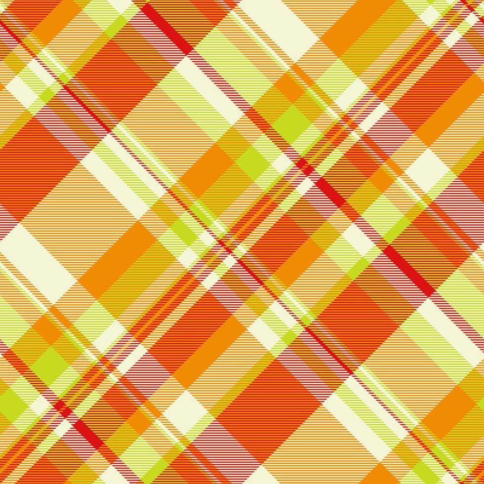 Throw background pattern seamless, fibrous plaid textile tartan. Africa fabric texture check in bright and light colors. vector