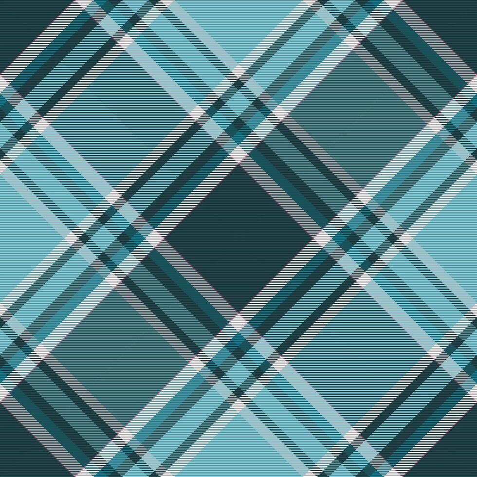 Tartan plaid pattern in blue. Print fabric texture seamless. Check background. vector