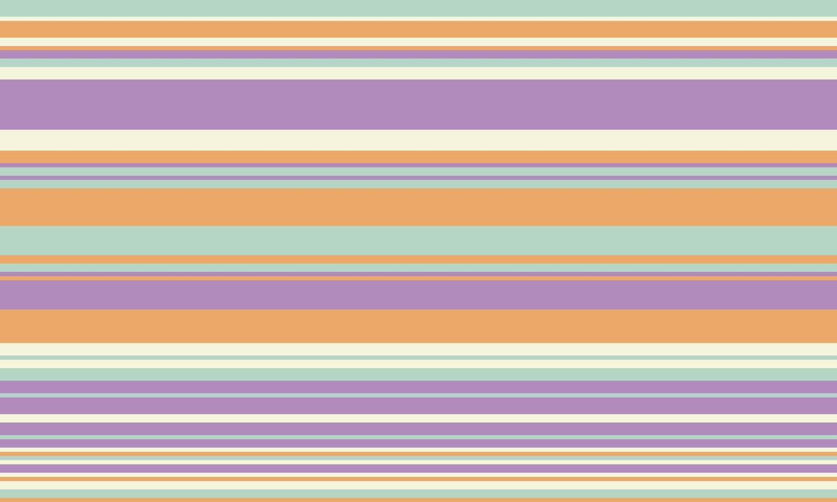 Geometric stripes seamless pattern with horizontal lines in varied colours, creating an abstract background. Ideal for textile design, wallpaper, or graphic prints. vector