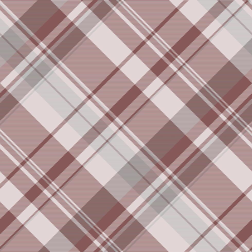Repetition seamless background fabric, printing texture check tartan. Show plaid pattern textile in white and red colors. vector