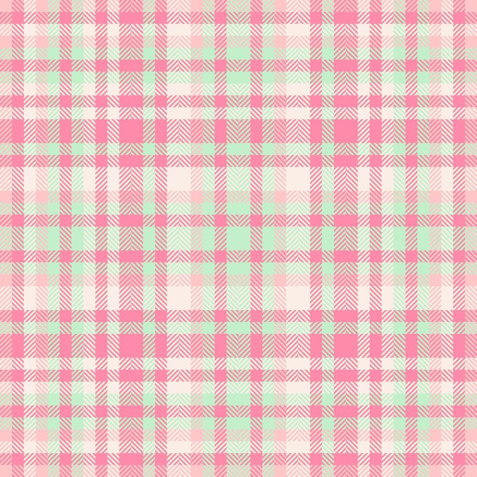 Valentine textile check seamless, expressive tartan pattern background. Classy texture plaid fabric in light and red colors. vector