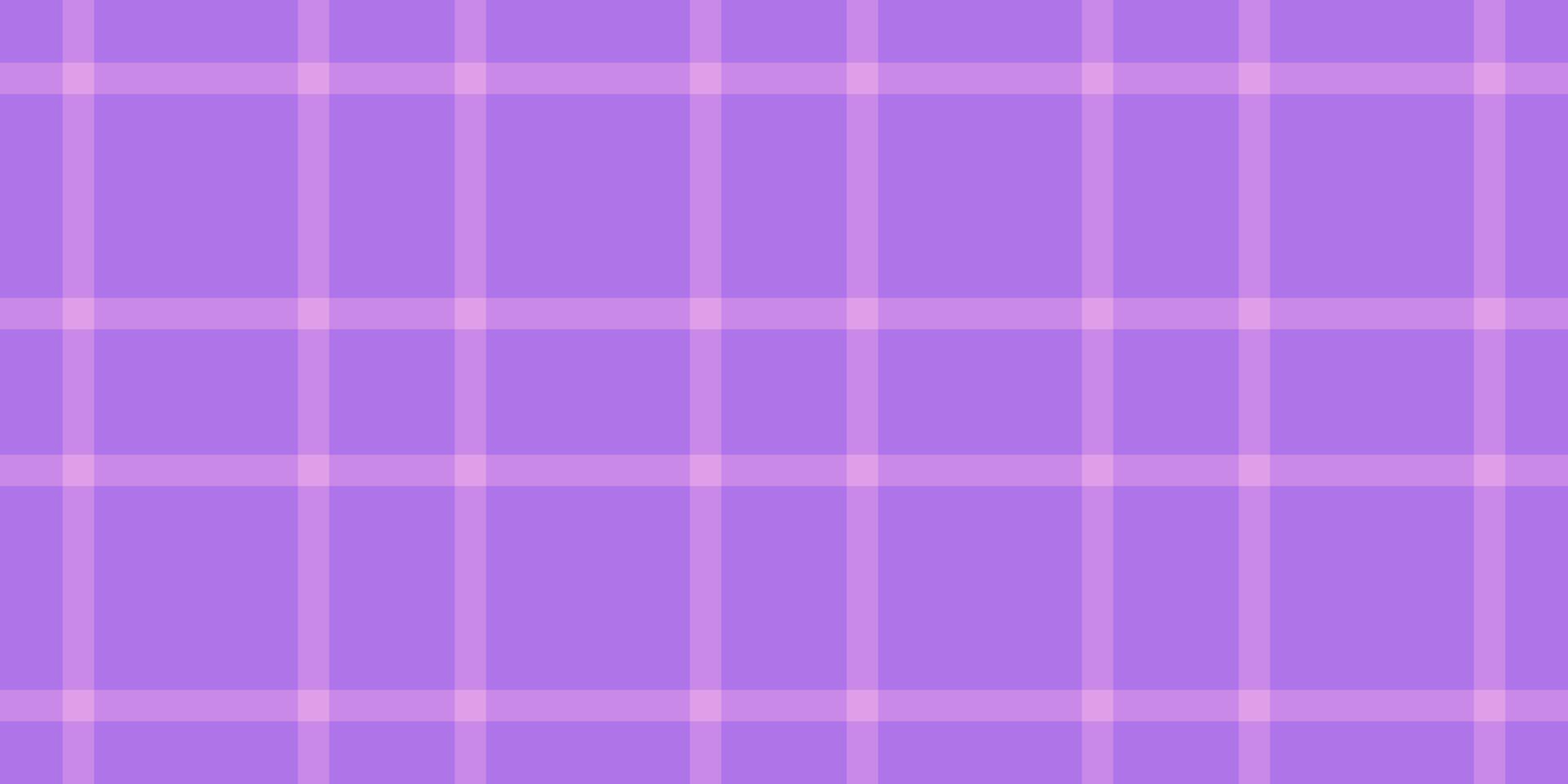 Oilcloth texture check background, yard plaid seamless tartan. Scotland fabric textile pattern in violet and purple colors. vector